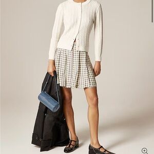 J. Crew Pleated Prep Skirt in Foulard Print 6